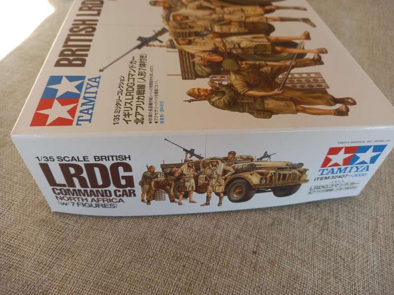 British LRDG Command Car - North Africa (W/7 Figures) 1/35 scale