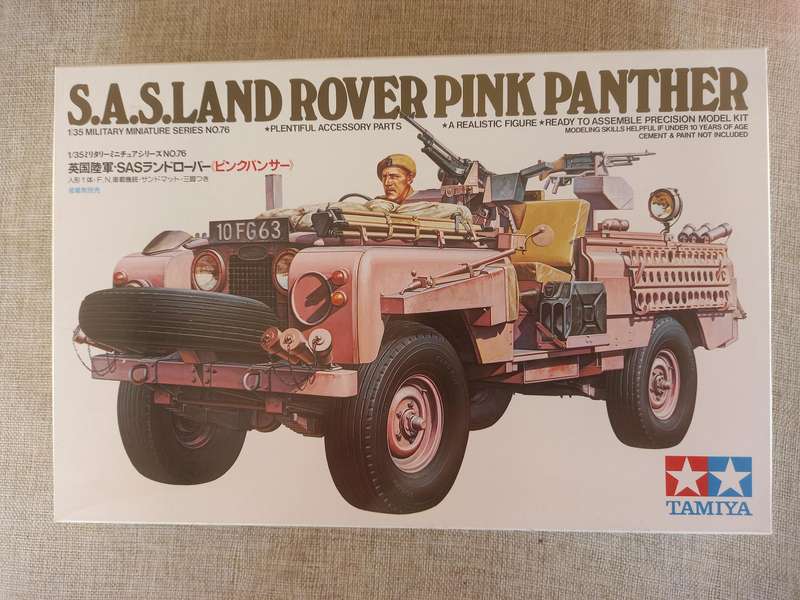 SAS Land Rover Pink Panther 1/35 scale - Tamiya