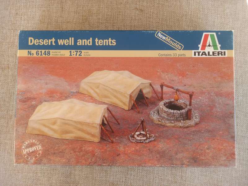 Desert Well and Tents - 1/72 scale - Italeri