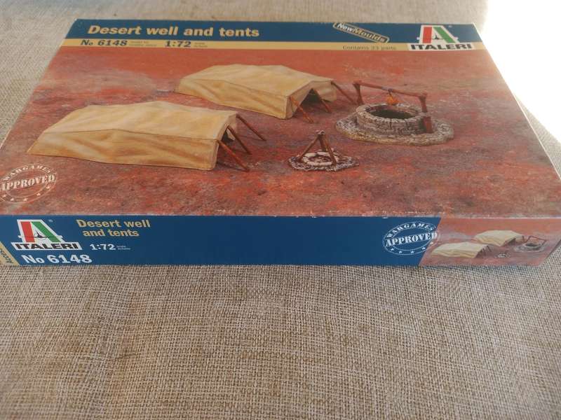 Desert Well and Tents - 1/72 scale - Italeri