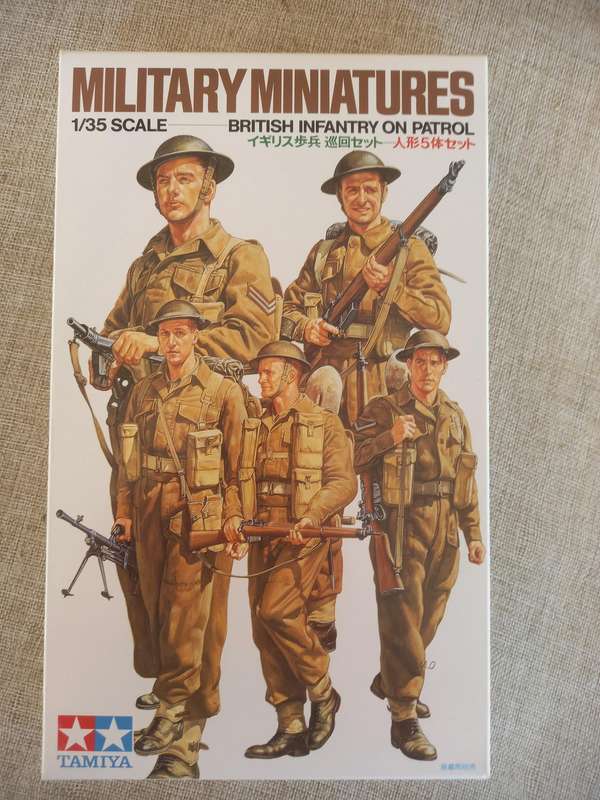 British Infantry on Patrol - Military Miniatures - 1/35 scale - Tamiya