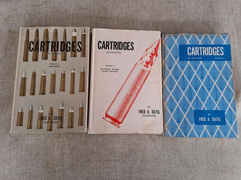 Cartridges for Collectors Volume 1, 2 & 3 - Fred A. Datig