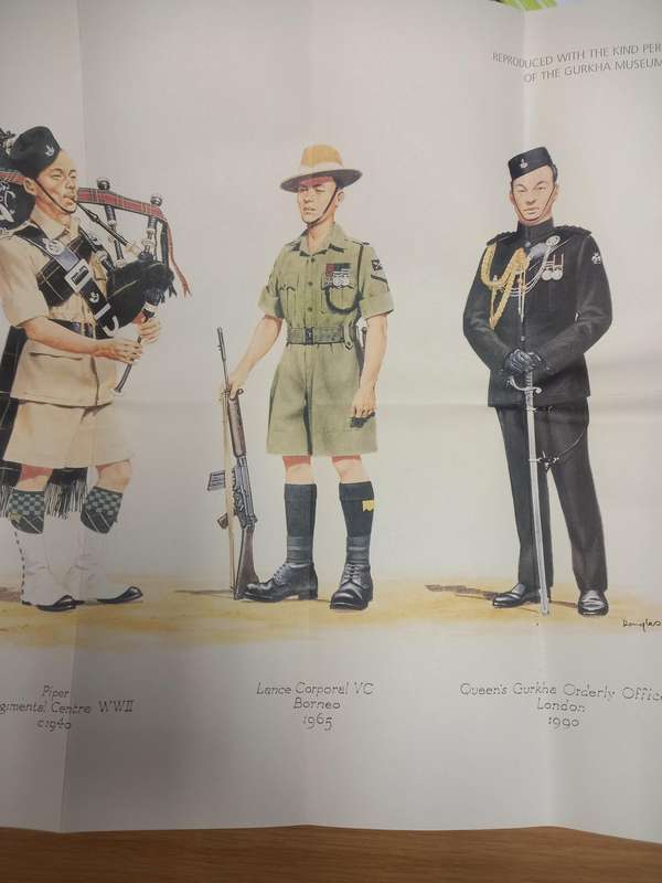 Gurkha's - The Official Story - Book, Video and Poster