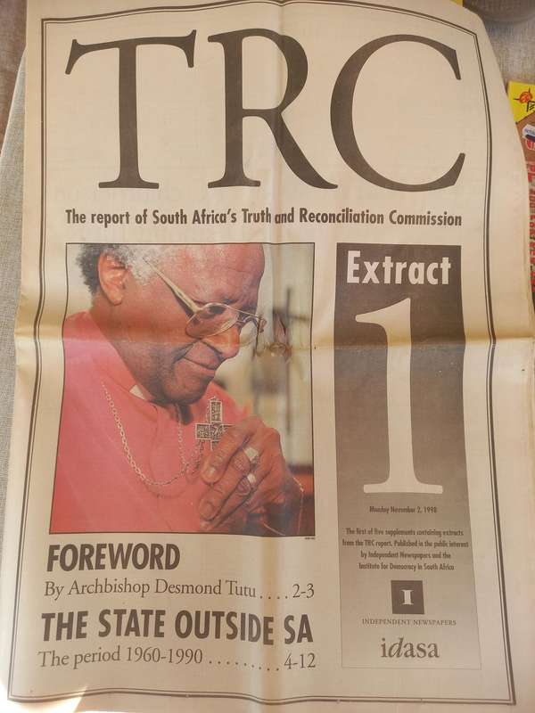 TRC - The report of South Africa's Truth and Reconciliation Commission - Independant Newspapers 1998
