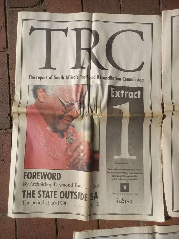 TRC - The report of South Africa's Truth and Reconciliation Commission - Independant Newspapers 1998