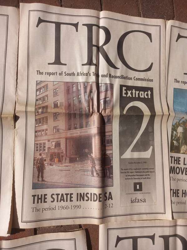 TRC - The report of South Africa's Truth and Reconciliation Commission - Independant Newspapers 1998