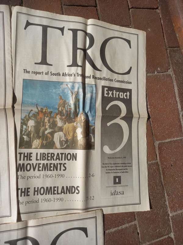 TRC - The report of South Africa's Truth and Reconciliation Commission - Independant Newspapers 1998