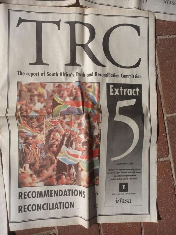 TRC - The report of South Africa's Truth and Reconciliation Commission - Independant Newspapers 1998