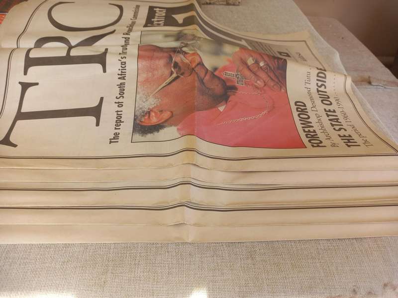TRC - The report of South Africa's Truth and Reconciliation Commission - Independant Newspapers 1998
