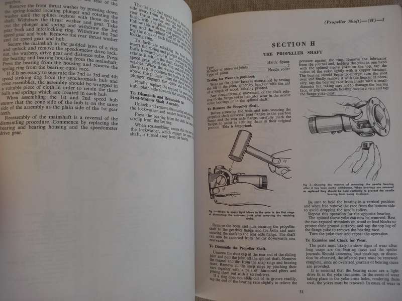 Morris Minor 1000 Service Manual 1957-1961