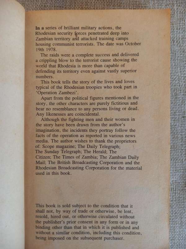 Operation Zambezi - the raid into Zambia - Peter Armstrong