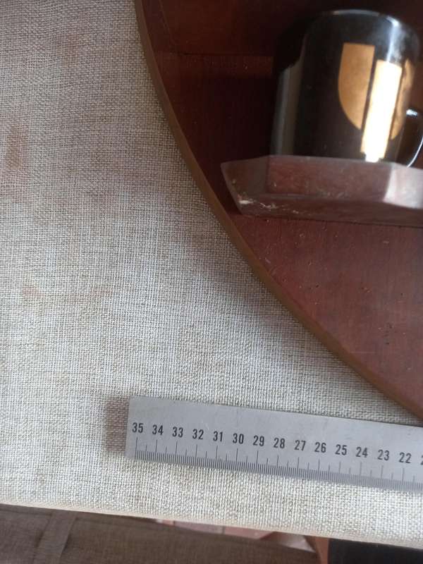 Rhodesian military Unit collection - wood shield with 19x unit "miniature mugs ?"