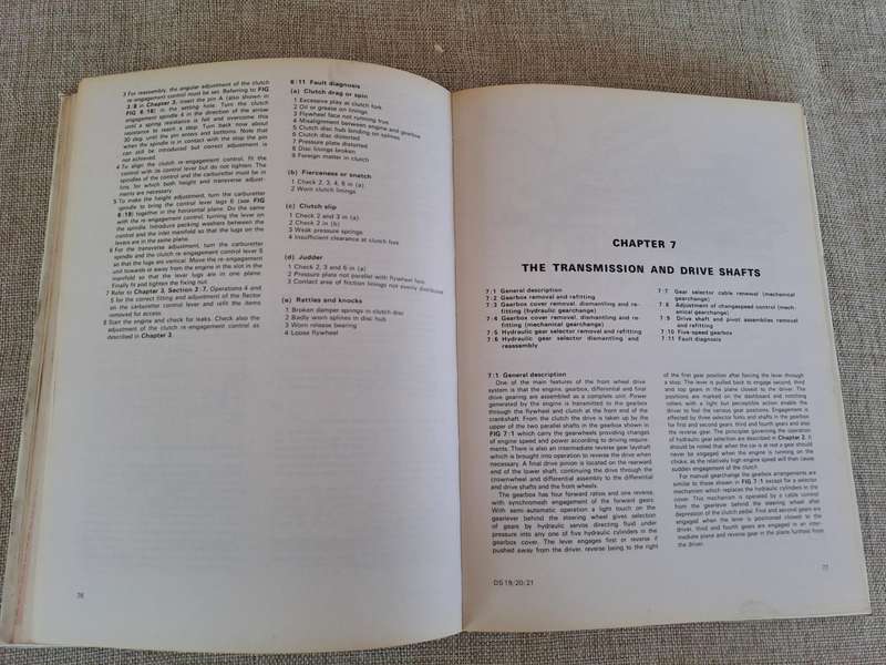 Citroen ID, D, DS 19, 20, 21 Owners Workshop Manual 1966-74 - Autobooks