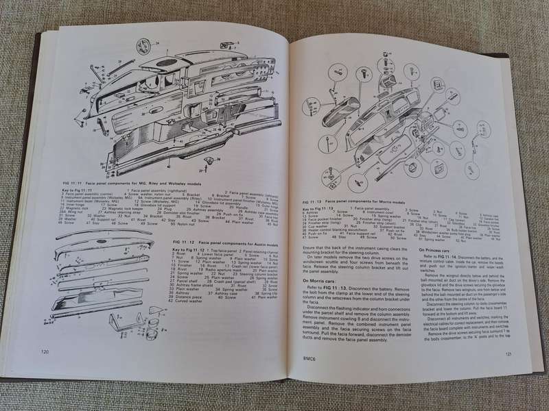 Workshop Manual for the 1100 and 1300, 1962-1968, Austin, Morris, MG, Riley, Vanden Plas & Wolseley