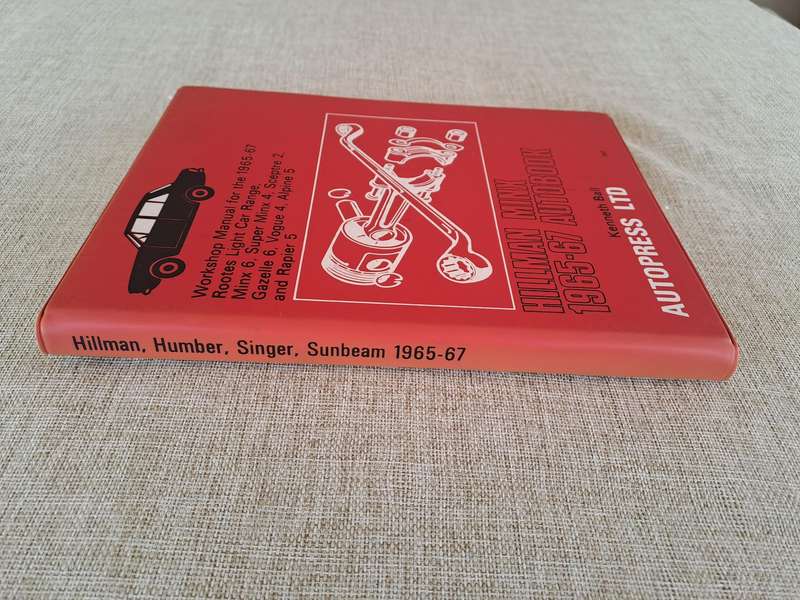 Workshop Manual for Hillman Minx 1965-67  Autopress Ltd
