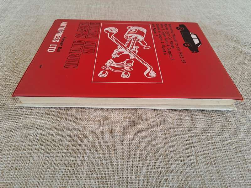 Workshop Manual for Hillman Minx 1965-67  Autopress Ltd