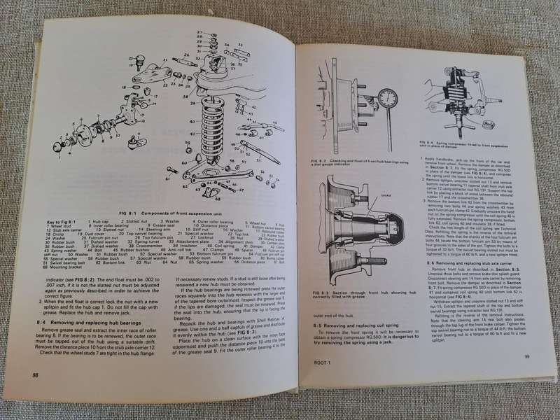 Workshop Manual for Hillman Minx 1965-67  Autopress Ltd