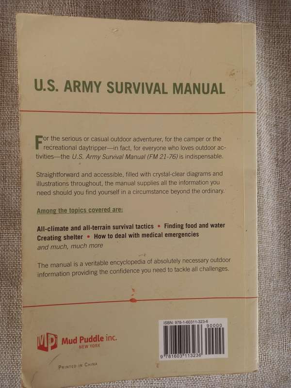 U.S. Army Survival Manual  - Dept of the Army