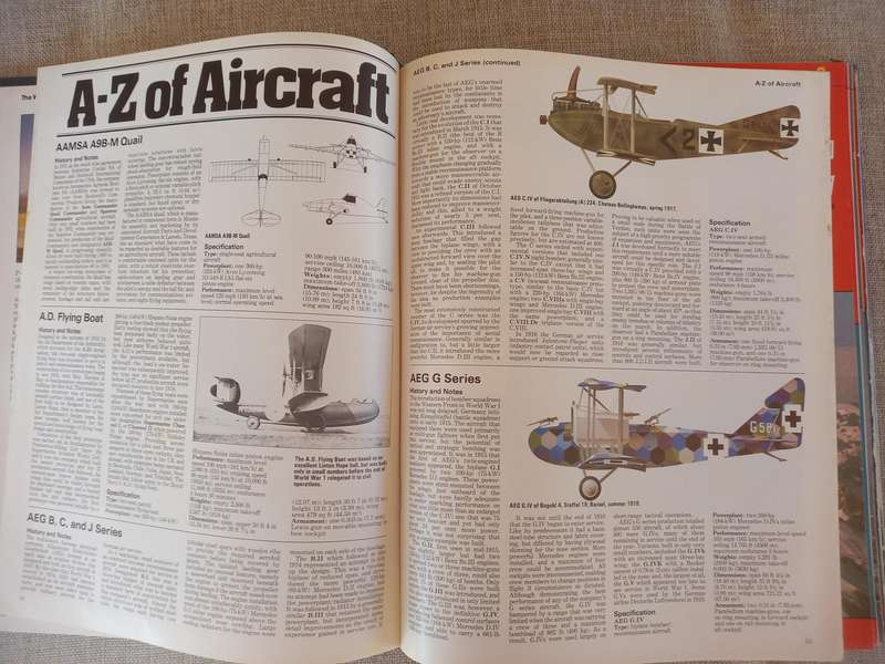 The illustrated encyclopedia of aircraft - 216 volumes - 18 binders