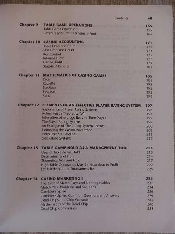 Casino Operations Management - Jim Kilby and Jim Fox