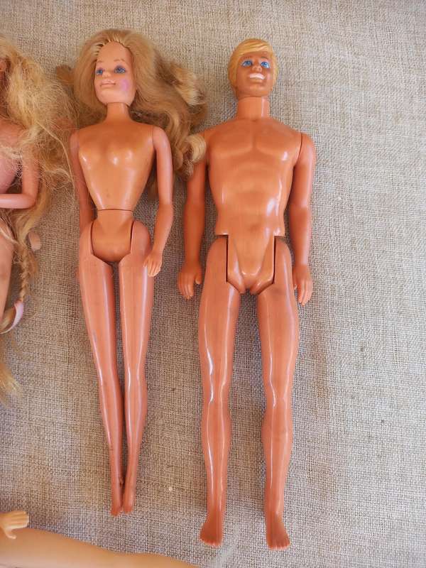 Barbies and Ken and spares