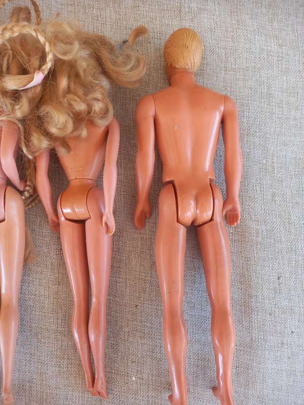 Barbies and Ken and spares