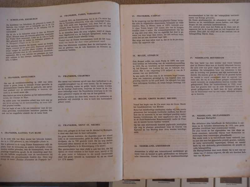 100 Wonders of the World (Wonderen Der Wereld - in hondered kleuren dia's) - photographic slides