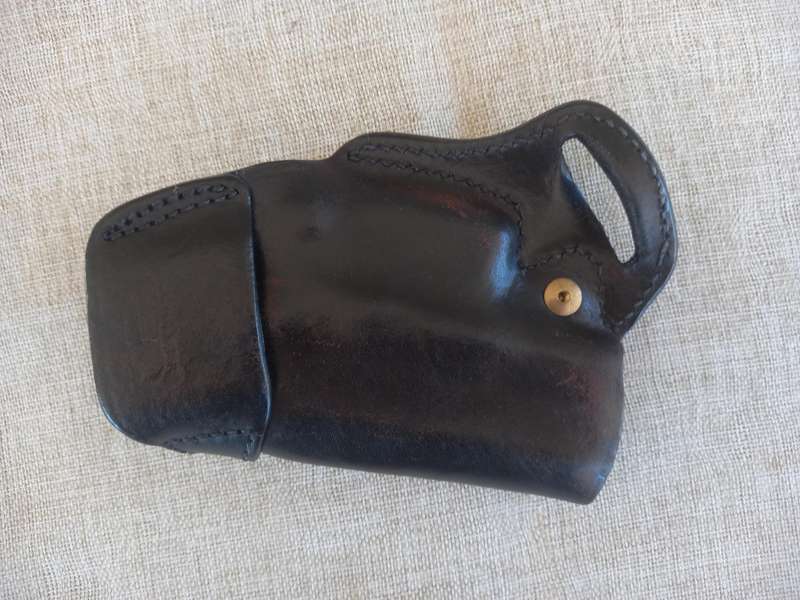 Leather - OWB - Horizontal - Small of the back Holster - Glock 17/19/22/23 or similar size frame