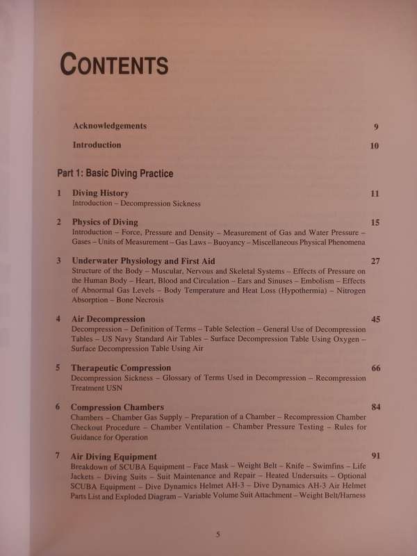Commercial Diving Manual (3rd ed), by R Larn and R Whistler