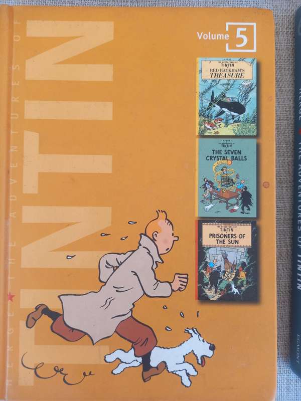 The Adventures of Tintin - vols 1 - 8 hardcover book set - Herge
