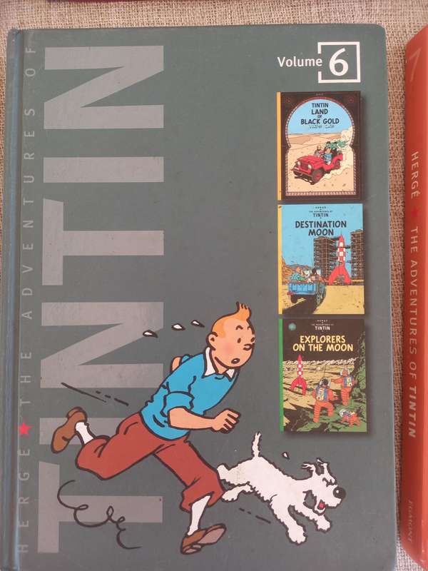 The Adventures of Tintin - vols 1 - 8 hardcover book set - Herge