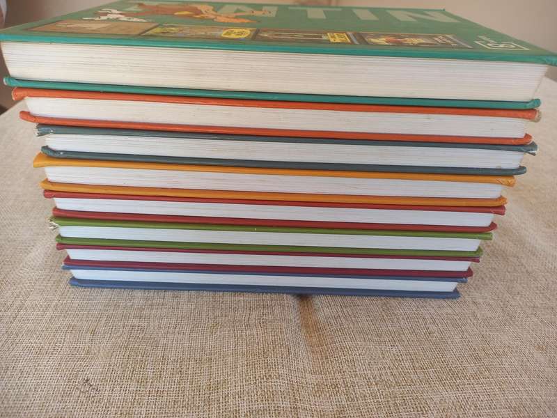 The Adventures of Tintin - vols 1 - 8 hardcover book set - Herge