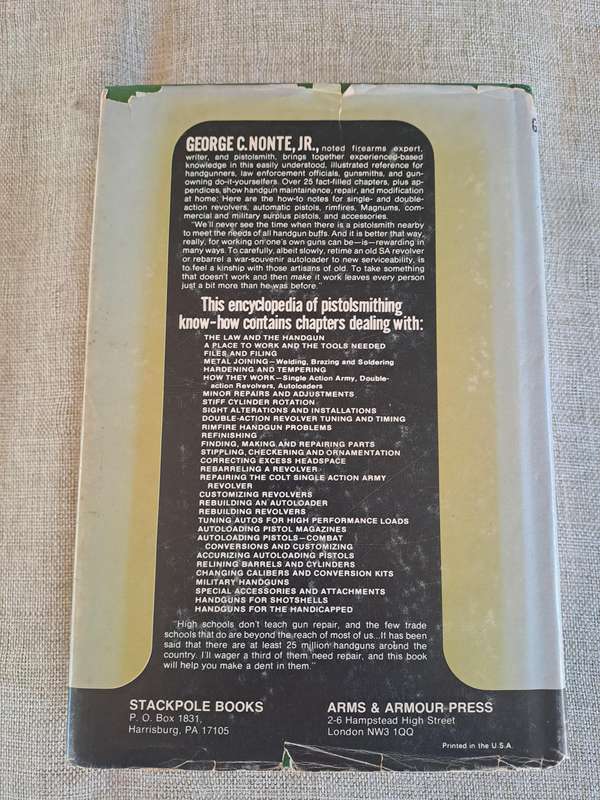 Pistolsmithing - George C. Nonte, JR.
