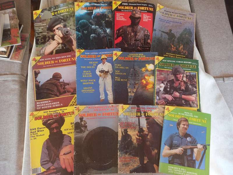 Soldier of Fortune 1980 - 12 magazines