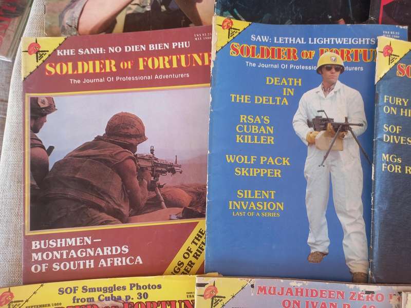 Soldier of Fortune 1980 - 12 magazines