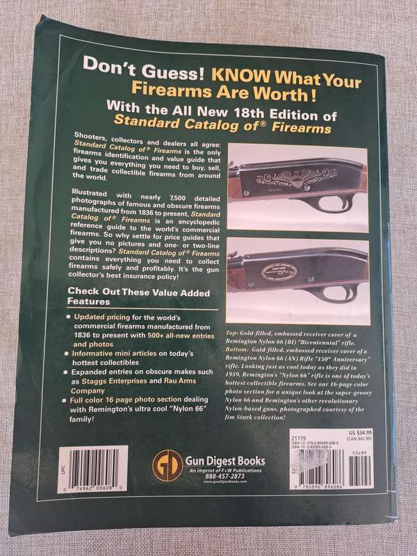 Standard Catalog of Firearms 2008: The Collector's Price & Reference Guide 18th Edition