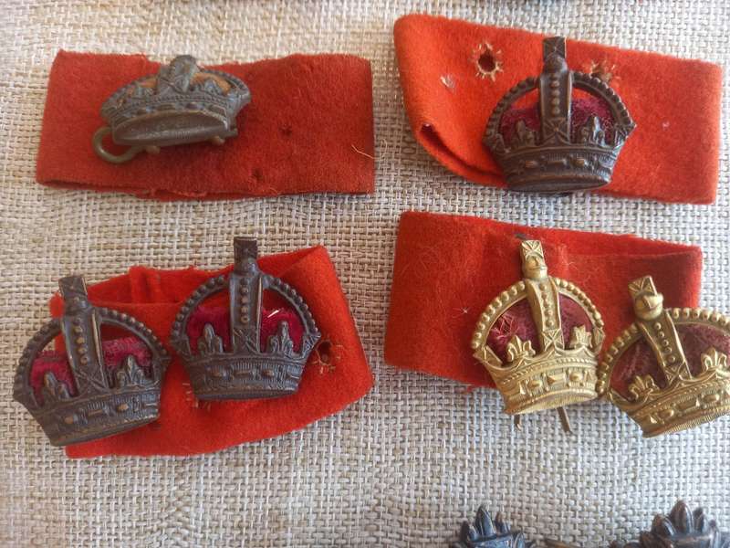 WWII South African - Senior Officers Rank sets