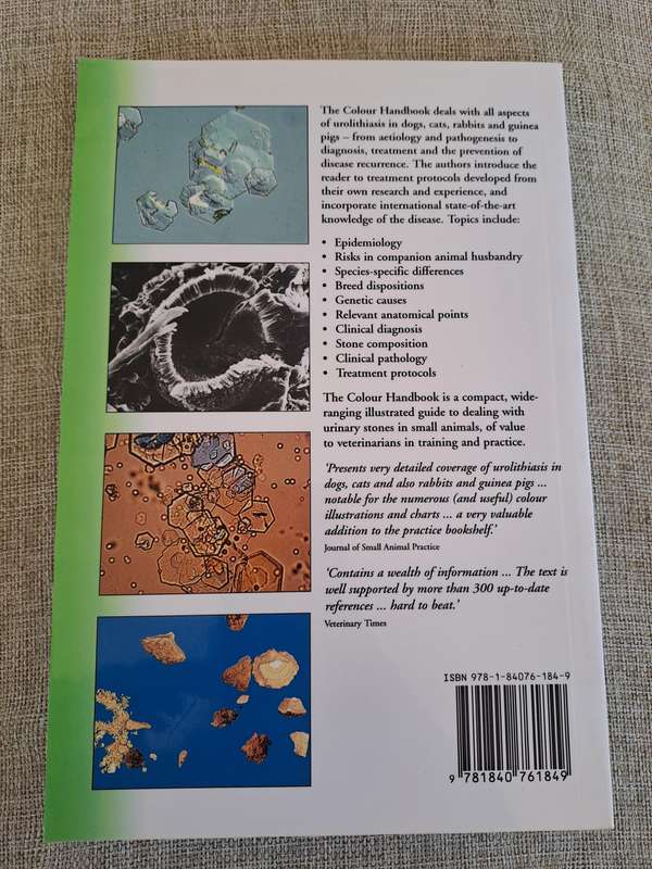 Urinary Stones in Small Animal Medicine: A Colour Handbook