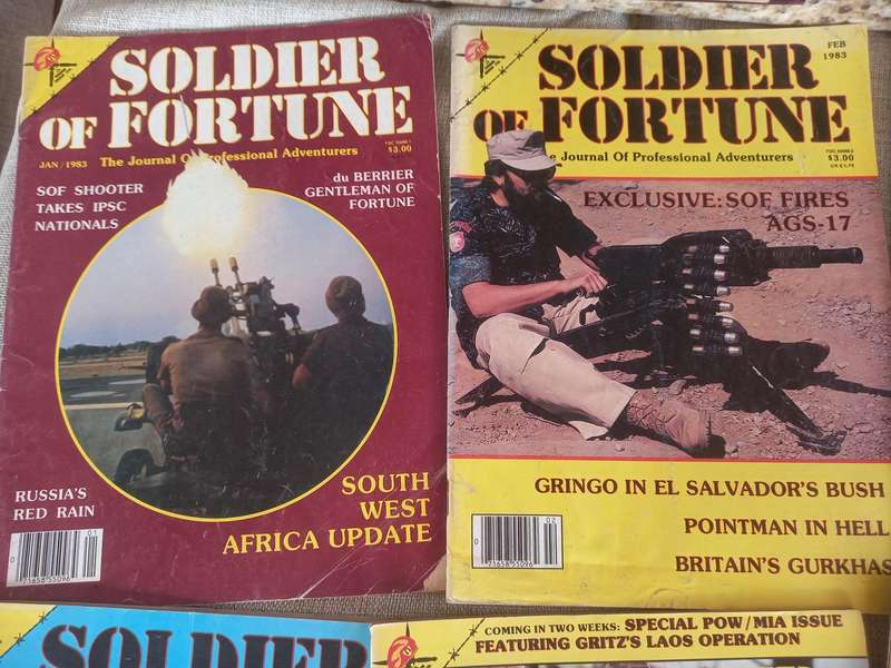 Soldier of Fortune 1983 - all 12 issues