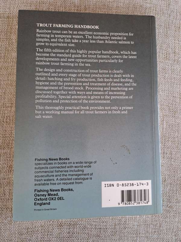 Trout Farming Handbook 5th Edition