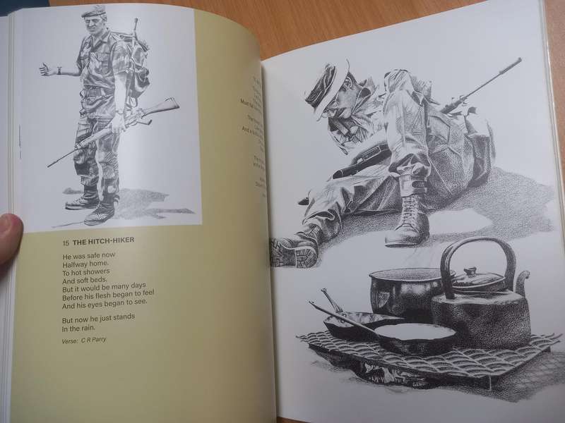A War Artists Diary Peter Badcock - Signed copy