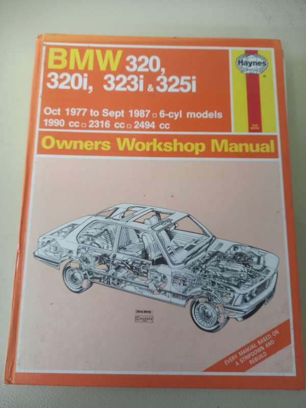 BMW 320, 320I, 323i and 325i - Haynes - Owners Workshop Manual