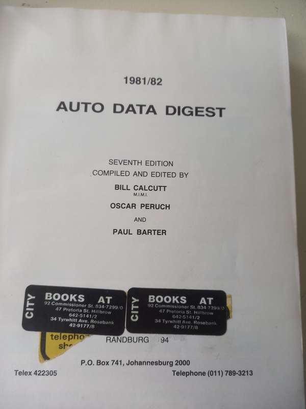 Auto Data Digest 81/82 - 7th Edition