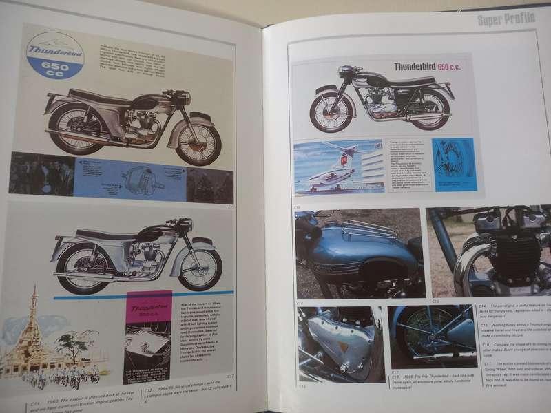 Triumph Thunderbird - Super Profile by Ivor Davies , Haynes Hardcover 1984