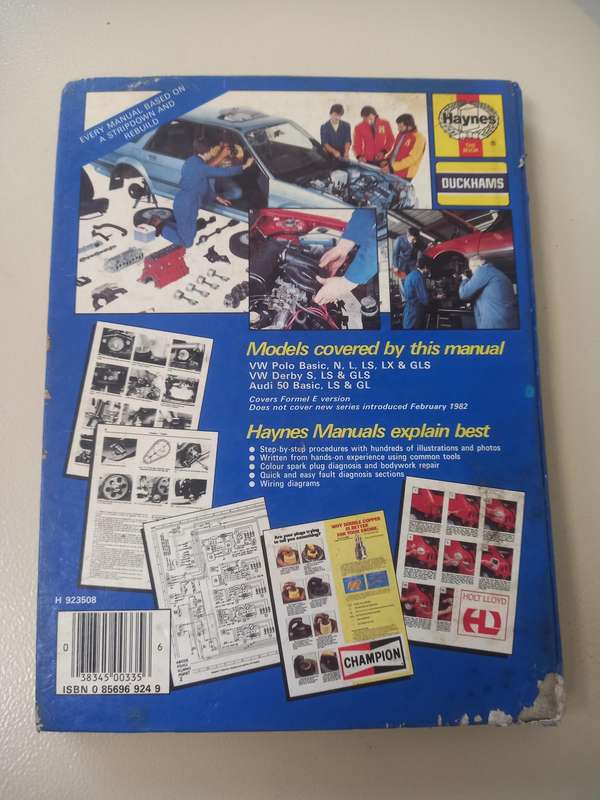 VW Polo and Derby - Haynes - Owners Workshop Manual