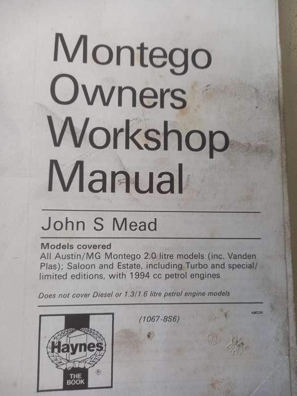 Austin MG and Vanden Plas Montego - Haynes - Owners Workshop Manual