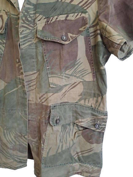 Rhodesian Brushstroke Short-Sleeve Camo Jacket