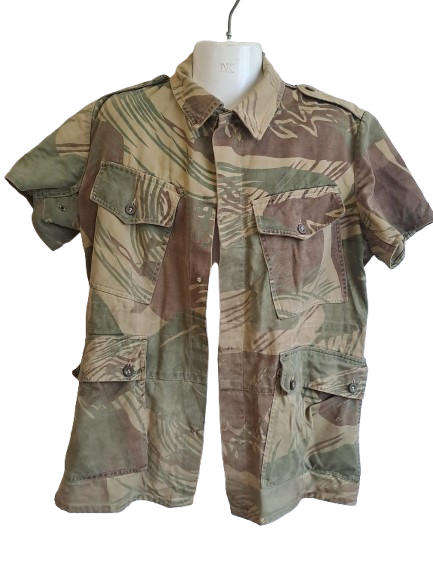 Rhodesian Brushstroke Short-Sleeve Camo Jacket