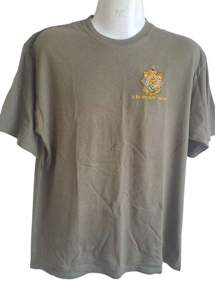 Shirt Short Sleeve  3 Bn Stores Troop  Size Medium