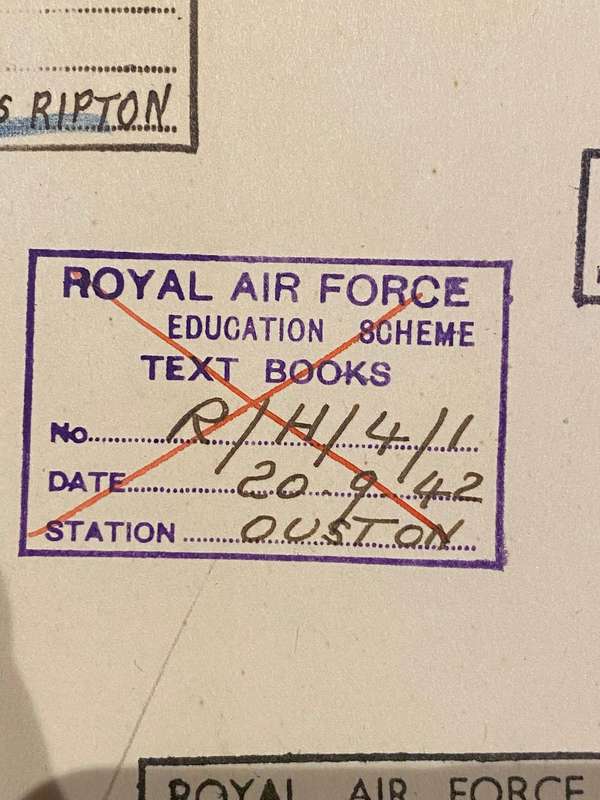 King Edward VII and His Times (1936) - Royal Airforce Stamped Library Copy w/ 1942-46 Base Stamps